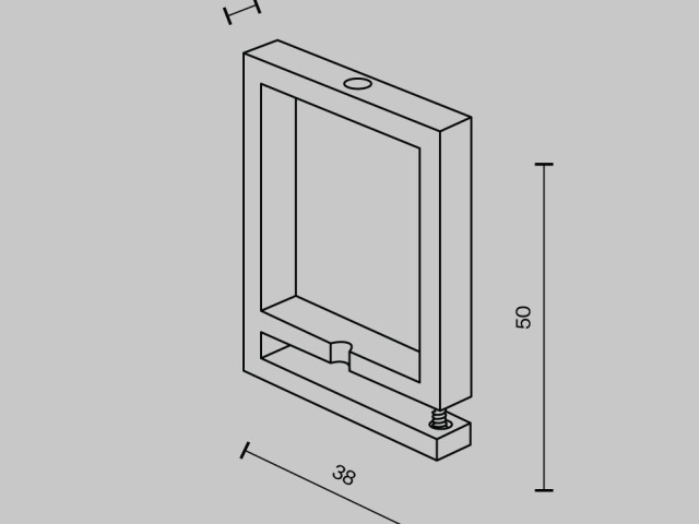 Комплектующие для текстильной подвесной системы Technical TRA130BS-B фото:2