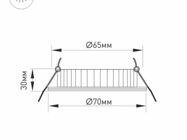 Светодиодный светильник LTM-R70WH-Frost 4.5W Day White 110deg (Arlight, IP40 Металл, 3 года) фото:11