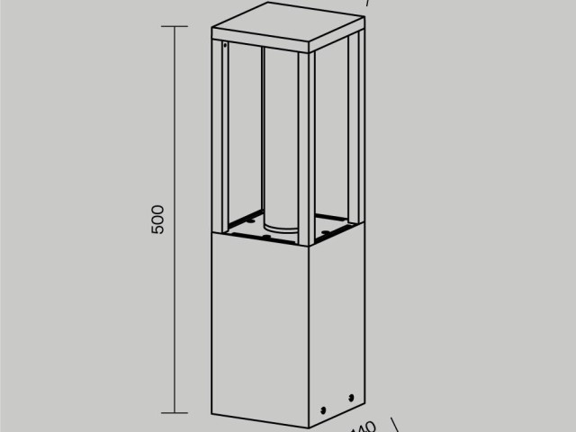 Ландшафтный светильник Outdoor O480FL-L12B3K фото:8