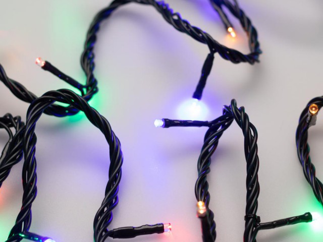 Светодиодная гирлянда ARD-STRING-HOME-5000-GREEN-50LED-LIVE RGB (230V, 3.5W) (Ardecoled, IP20) фото:5