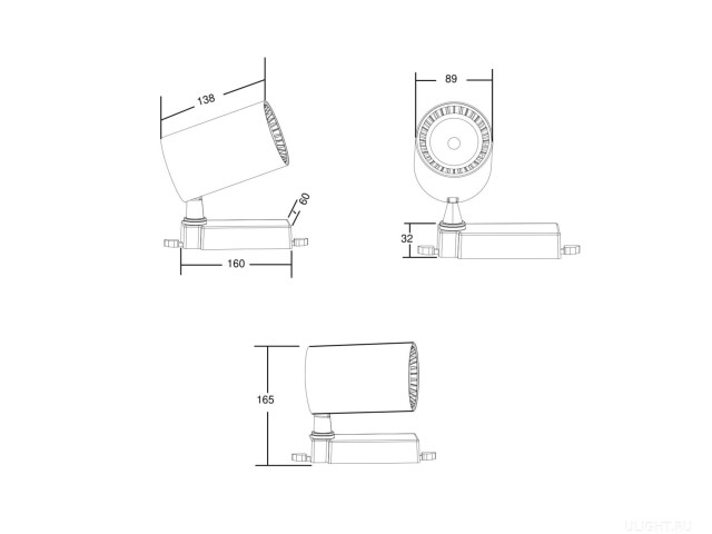 Трековый светильник Technical TR029-3-30W3K-W фото:2