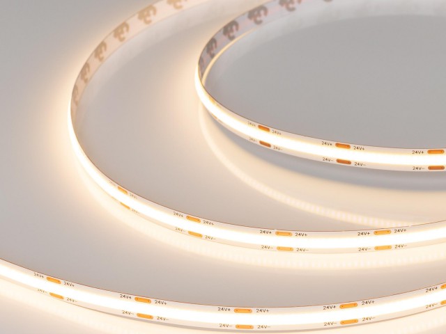 Лента COB-X544-8mm 24V Warm3000 (11.5 W/m, IP20, CSP, 5m) (Arlight, -) фото:3