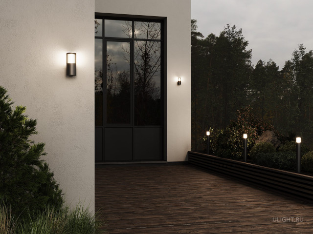 Уличный настенный светильник Outdoor O492WL-01GF фото:8