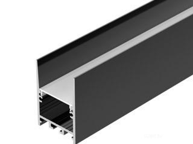 Профиль SL-COMFORT-3551-2000 ANOD BLACK (Arlight, Алюминий) фото:4