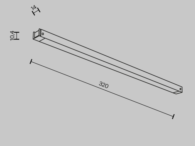 Трековый светильник Technical TR173-1-8WTW-B фото:1