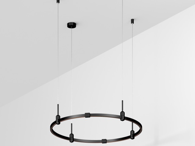 Основание ART-APRIORI-ROUND-HANG-R800 (BK) (Arlight, IP20 Металл, 3 года) фото:3