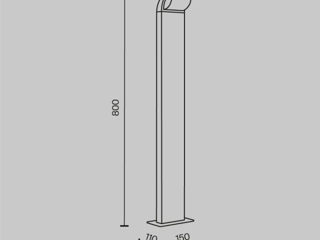 Ландшафтный светильник Outdoor O446FL-L7GF3K фото:3