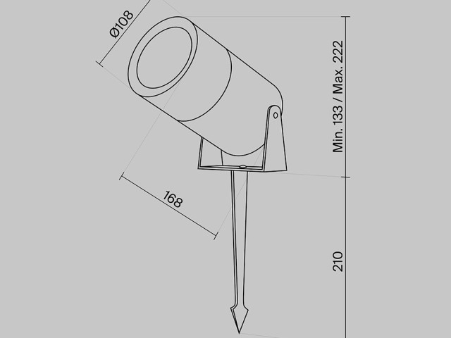 Ландшафтный светильник Outdoor O050FL-L15GF3K фото:22