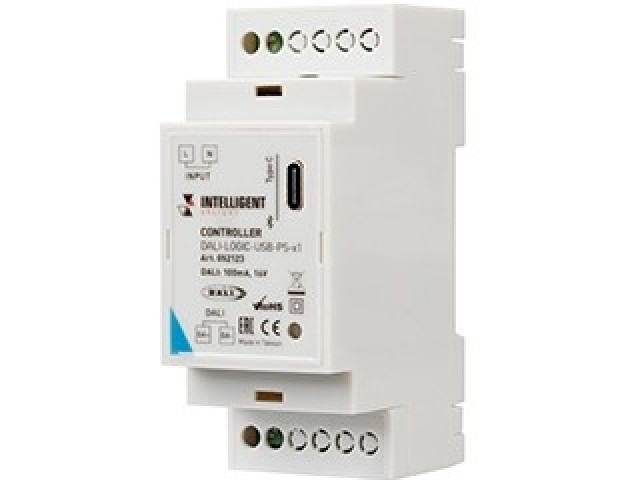 INTELLIGENT ARLIGHT Контроллер DALI-LOGIC-USB-PS-x1 (BUS/230V, BLE) (IARL, IP20 Пластик, 2 года) фото:1
