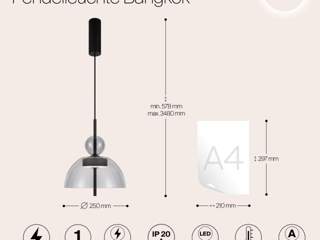 Подвесной светильник Maytoni MOD185PL-L11B3K1 фото:10