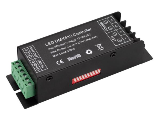 Декодер ARL-7022-DMX (12-24V, 1x25A, DMX512) (Arlight, IP20 Металл, 3 года) фото:5