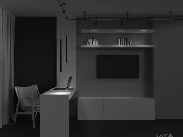 Трековый светильник Technical TR156-1-5W4K-B фото:1