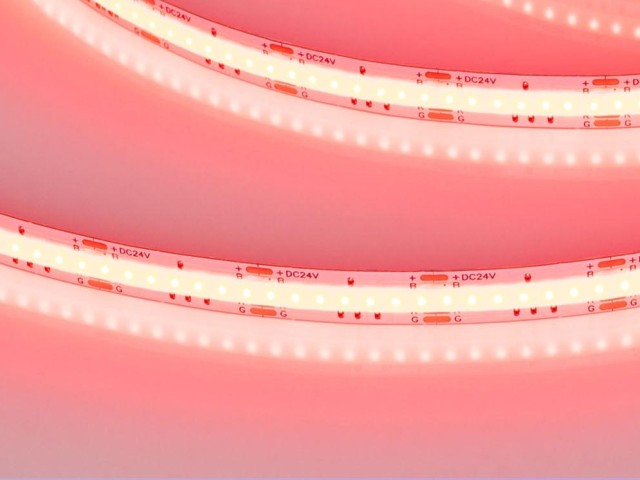 Лента COB-X840-10mm 24V RGB (16 W/m, IP20, CSP, 5m) (Arlight, -) фото:7