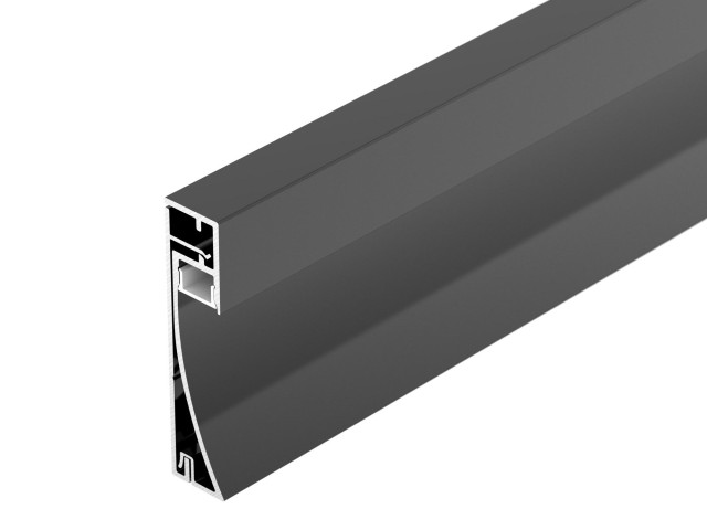 Профиль PLINTUS-H54-2000 BLACK (Arlight, Алюминий) фото:5