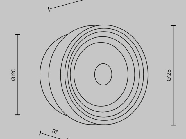 Настенный светильник (бра) Maytoni MOD493WL-L6BSK2 фото:1