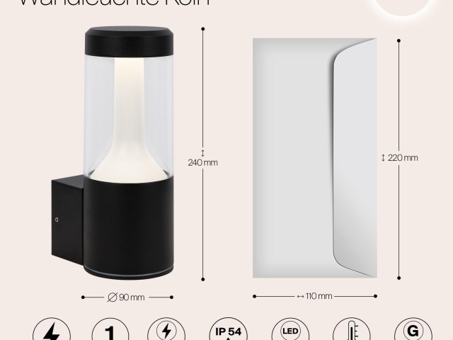 Уличный настенный светильник Outdoor O590WL-L8B4K фото:21