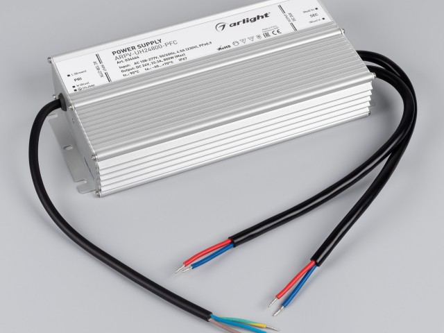 Блок питания ARPV-UH24800-PFC (24V, 33.3A, 800W) (Arlight, IP67 Металл, 7 лет) фото:2