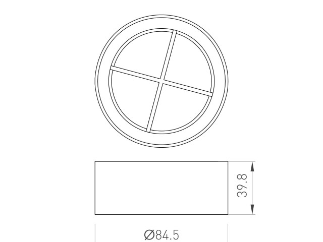 Решетка антибликовая LGD-ANTIGLARE-GRILLE-R85 (BK) (Arlight, Металл) фото:1