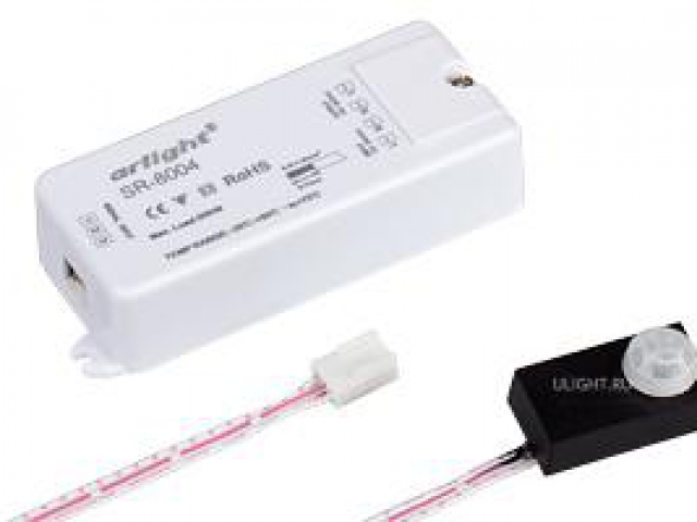 Датчик SR-8004 black (220V, 500W, PIR-Sensor) (Arlight, -) фото:2