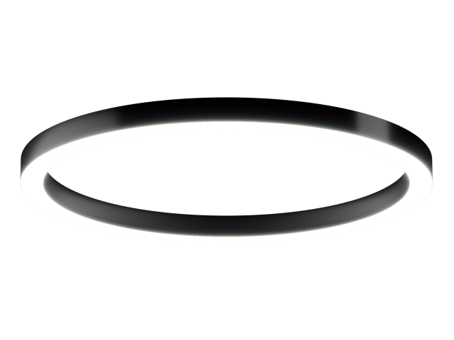 Светильник 6063 кольцо (RAL9005/1050mm/LT70 — 3K/99W) фото:5