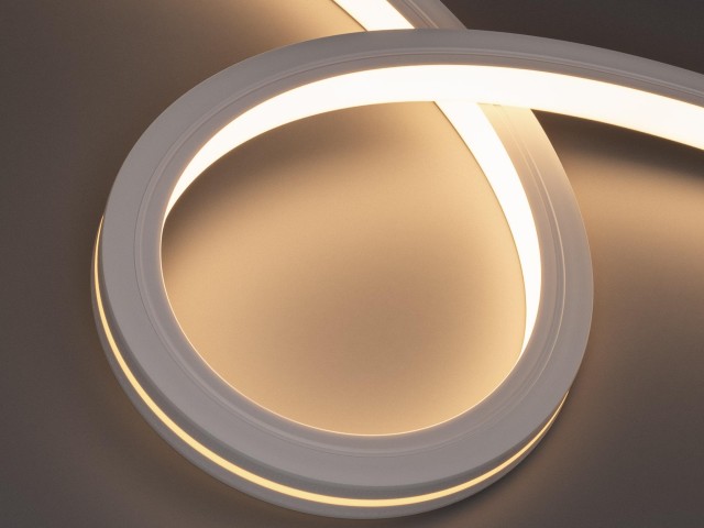 Лента герметичная MOONLIGHT-TOP-X280-20x20mm 24V Warm3000 (10 W/m, IP67, 15m, wire x1) (Arlight, Вывод боковой, 5 лет) фото:1