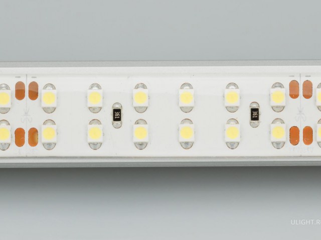 Лента RTW 2-5000SE 24V White 2x2 (3528, 1200 LED, LUX) (Arlight, 19.2 Вт/м, IP65) фото:4