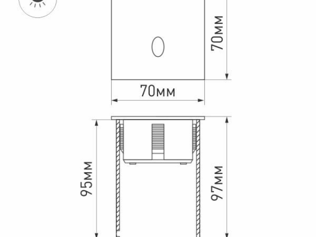 Светильник LT-GAP-S70x70-3W Warm3000 (WH, 30 deg) (Arlight, IP65 Металл, 3 года) фото:20