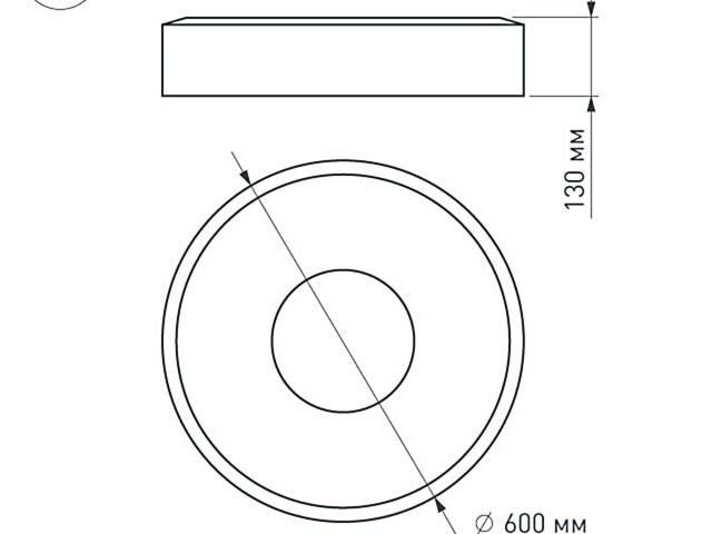 Светильник SP-TOR-RING-SURFACE-R600-42W Warm3000 (WH, 120 deg) (Arlight, IP20 Металл, 3 года) фото:6