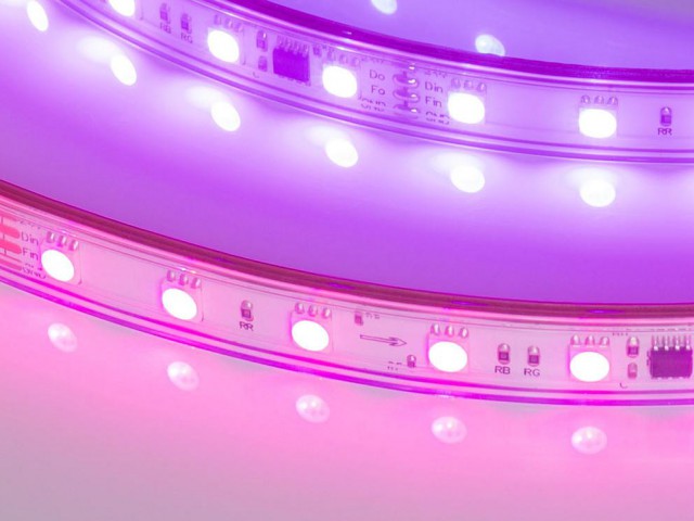Лента герметичная SPI-PS-B60-12mm 24V RGB-PX6-BPT (12 W/m, IP67, 5060, 5m) (Arlight, бегущий огонь) фото:6