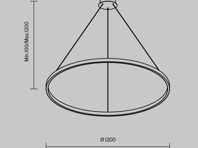 Подвесной светильник Maytoni MOD058PL-L65BSK фото:10