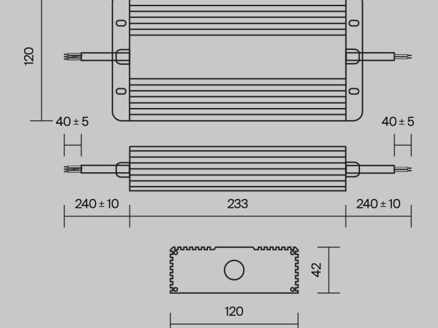 Источник напряжения Technical PSL008-400W-48V-IP67 фото:7