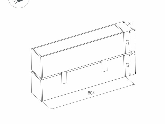 Светильник MAG-FLAT-FOLD-45-S805-24W Warm3000 (BK, 100 deg, 24V) (Arlight, IP20 Металл, 3 года) фото:2