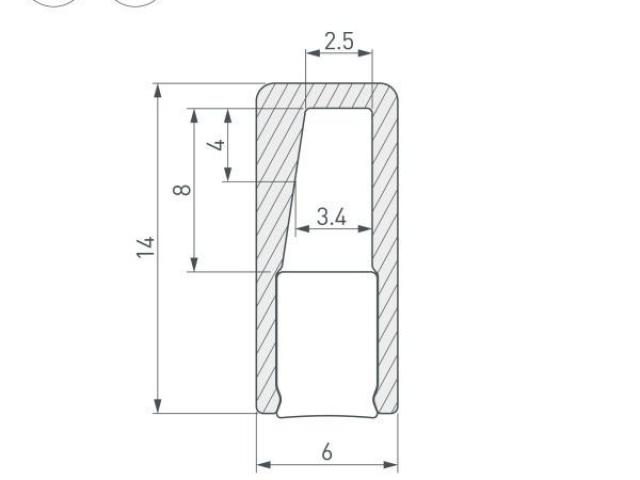 Профиль с экраном ALU-NANO-6-2000 ANOD+SILICONE (Arlight, Алюминий) фото:4