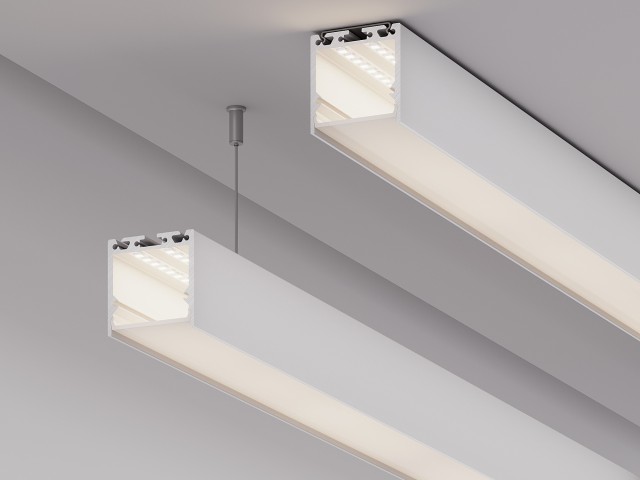 Профиль с экраном SL-LINE-3535-2500 WHITE+OPAL (Arlight, Алюминий) фото:4