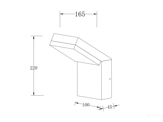Настенный светильник (бра) Outdoor O595WL-L12B3K фото:9