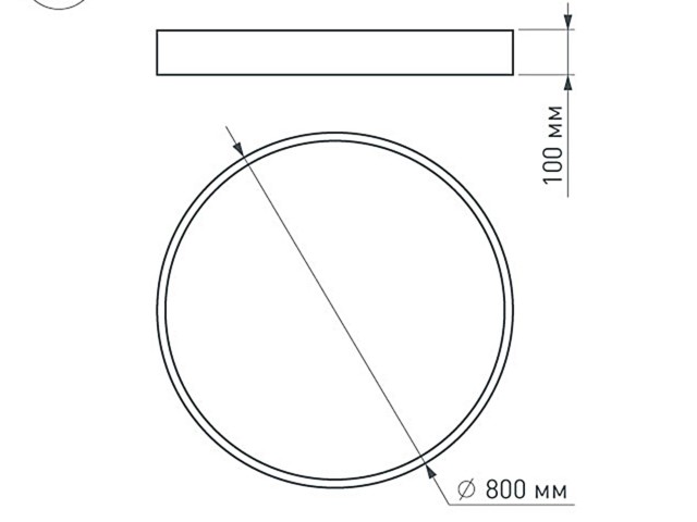 Светильник SP-TOR-PILL-R800-94W Warm3000 (WH, 120 deg, 230V) (Arlight, IP20 Металл, 3 года) фото:2