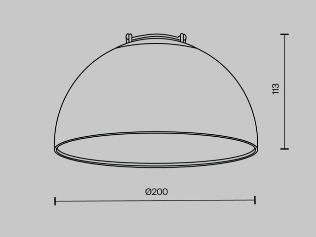 Подвесной светильник Technical TR126B-20W4K-B фото:1