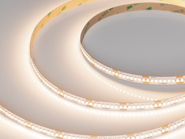 Лента UL-A240-10mm 24V Warm3500 (19 W/m, IP20, 5m) (Arlight, 7 лет) фото:1