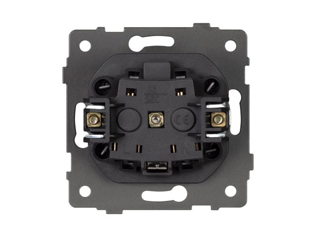Механизм розетки влагозащищённый SCT-MCP-PL-GD-V (250V, 16A) (Arlight, -) фото:5