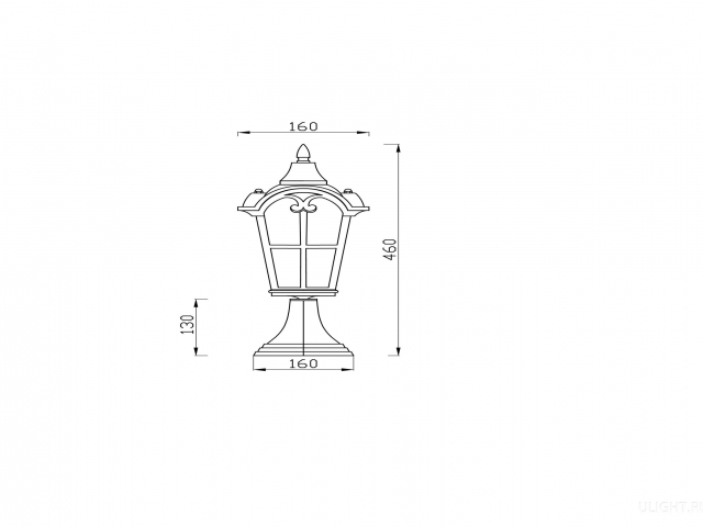 Ландшафтный светильник Outdoor O413FL-01BZ фото:19