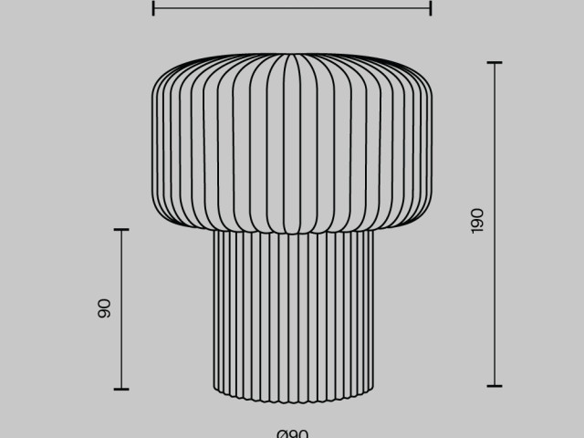 Настольный светильник Maytoni MOD404TL-01GR фото:9