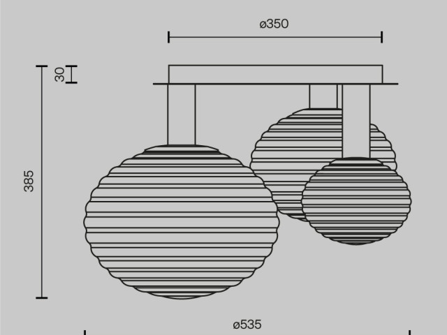 Потолочный светильник Maytoni MOD268CL-03B фото:7