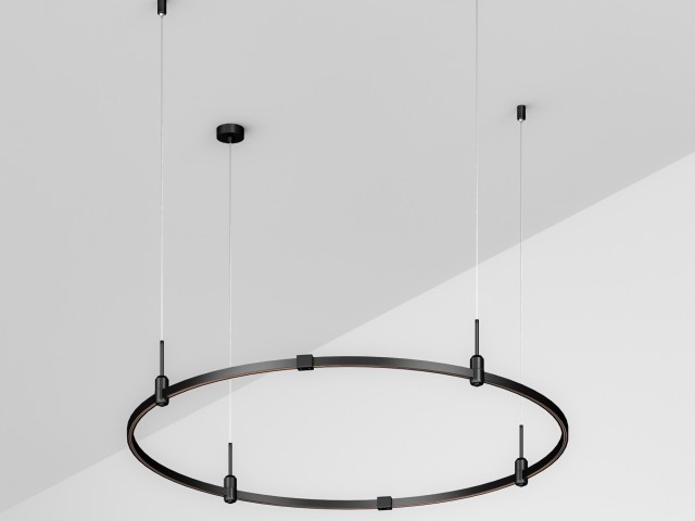 Основание ART-APRIORI-ROUND-HANG-R1200 (BK) (Arlight, IP20 Металл, 3 года) фото:2