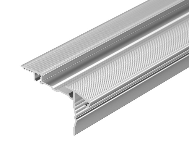 Профиль с экраном ALU-STAIR-DK-2000 ANOD+FROST (Arlight, Алюминий) фото:5