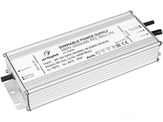 Блок питания ARPV-UH24400-PFC-0-10V (24V, 16.7A, 400W) (Arlight, IP67 Металл, 7 лет) фото:5