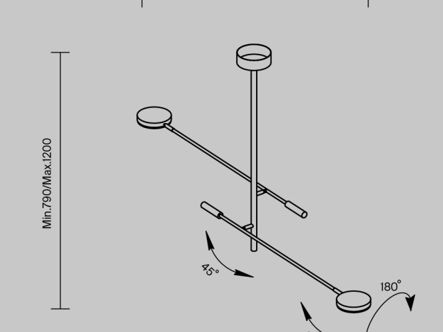 Потолочный светильник Maytoni MOD070CL-L15B3K1 фото:9