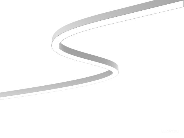 Линейный светильник HOKASU Wave 70/75 (RAL9003/1000mm/LT70 — 3K/30W) фото:1