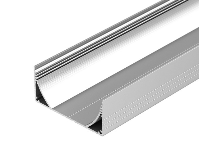Профиль с экраном ALU-POWER-W80N-2000 ANOD+FROST (Arlight, Алюминий) фото:2
