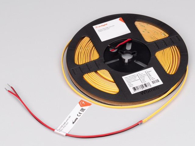 Лента COB-X480-4mm 24V Gold (4 W/m, IP20, 5m) (Arlight, -) фото:3