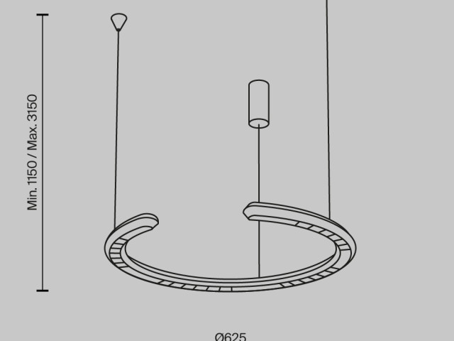Подвесной светильник Maytoni MOD276PL-L20W3K фото:5